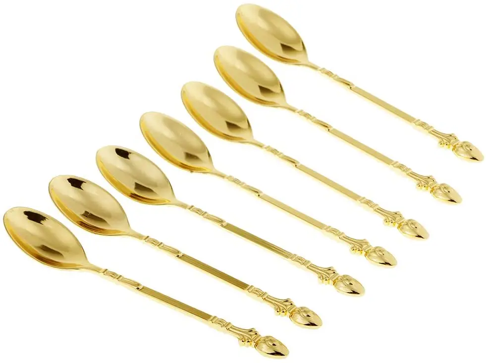 Фруктовая ложка набор из нержавеющей стали для десертов подставка под салаты