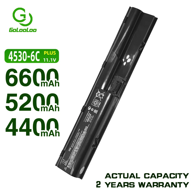 

Golooloo Laptop Battery For HP ProBook 4330s 4430s 4431s 4530S 4331s 4535s 4435s 4436s 4440s 4441s 4540s PR06 PR09 HSTNN-I02C