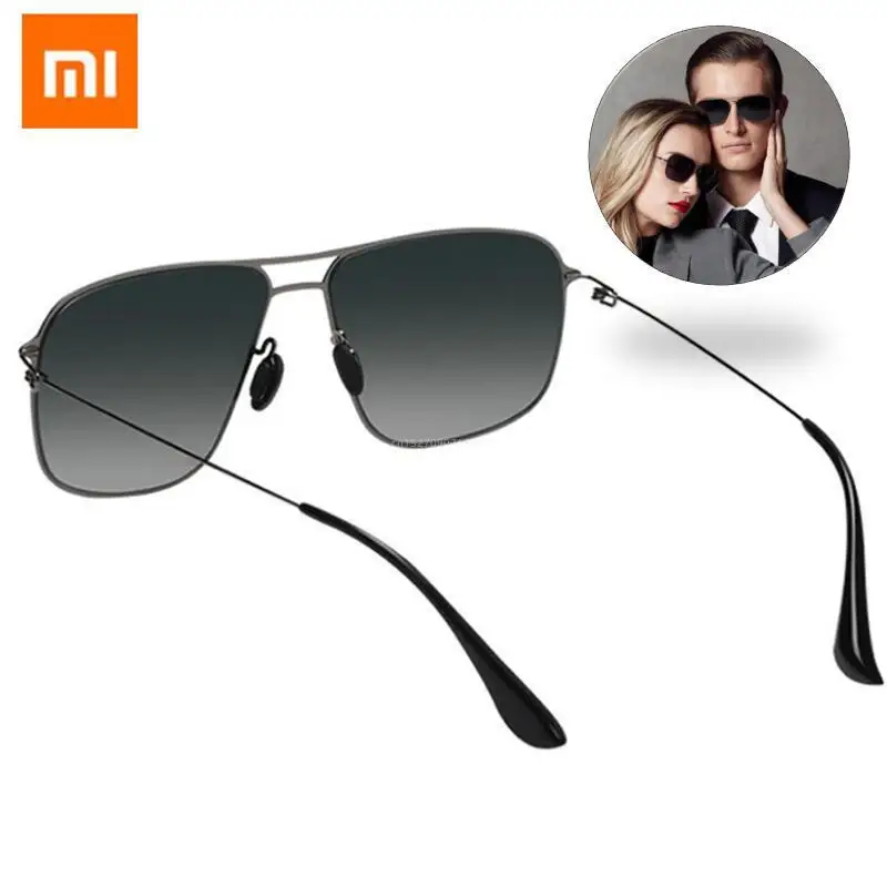 

Классические квадратные солнцезащитные очки Xiaomi Mijia PRO, поляризованные линзы из нержавеющей стали и нейлона, УФ-защита от масляных пятен, ум...