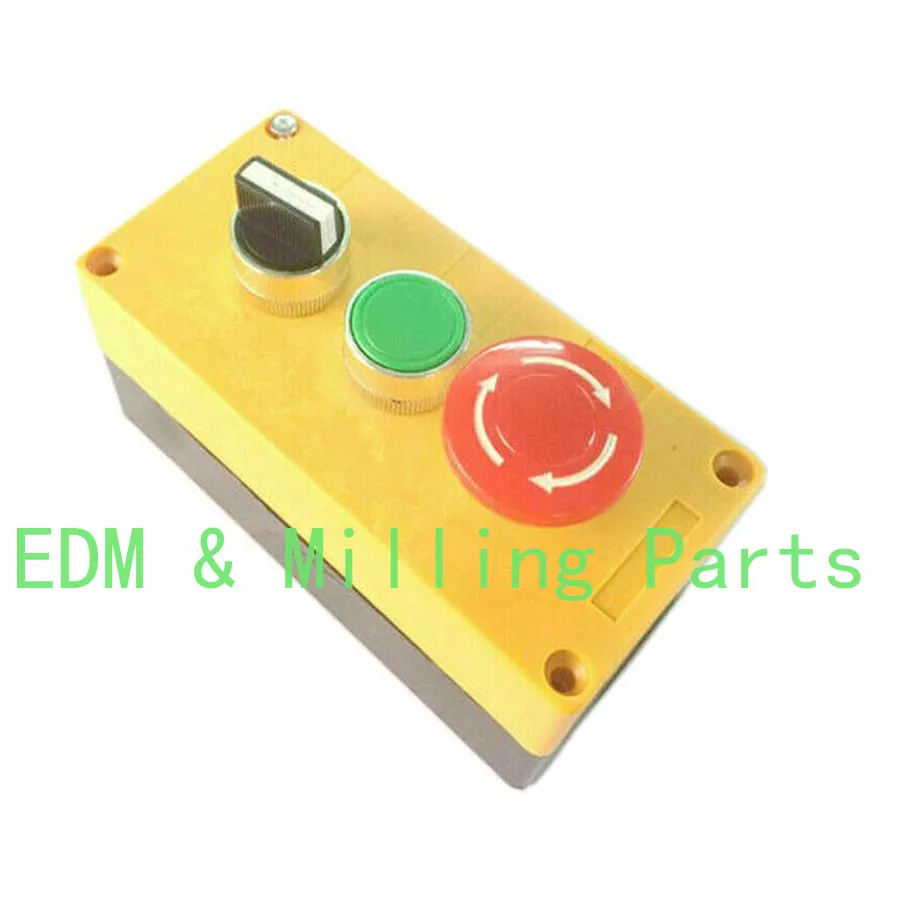 

CNC Bridgeport фрезерный станок 3 отверстия старт стоп контроль переключатель коробка водяной насос чехол для токарного станка, шлифовального станка, сверлильного станка