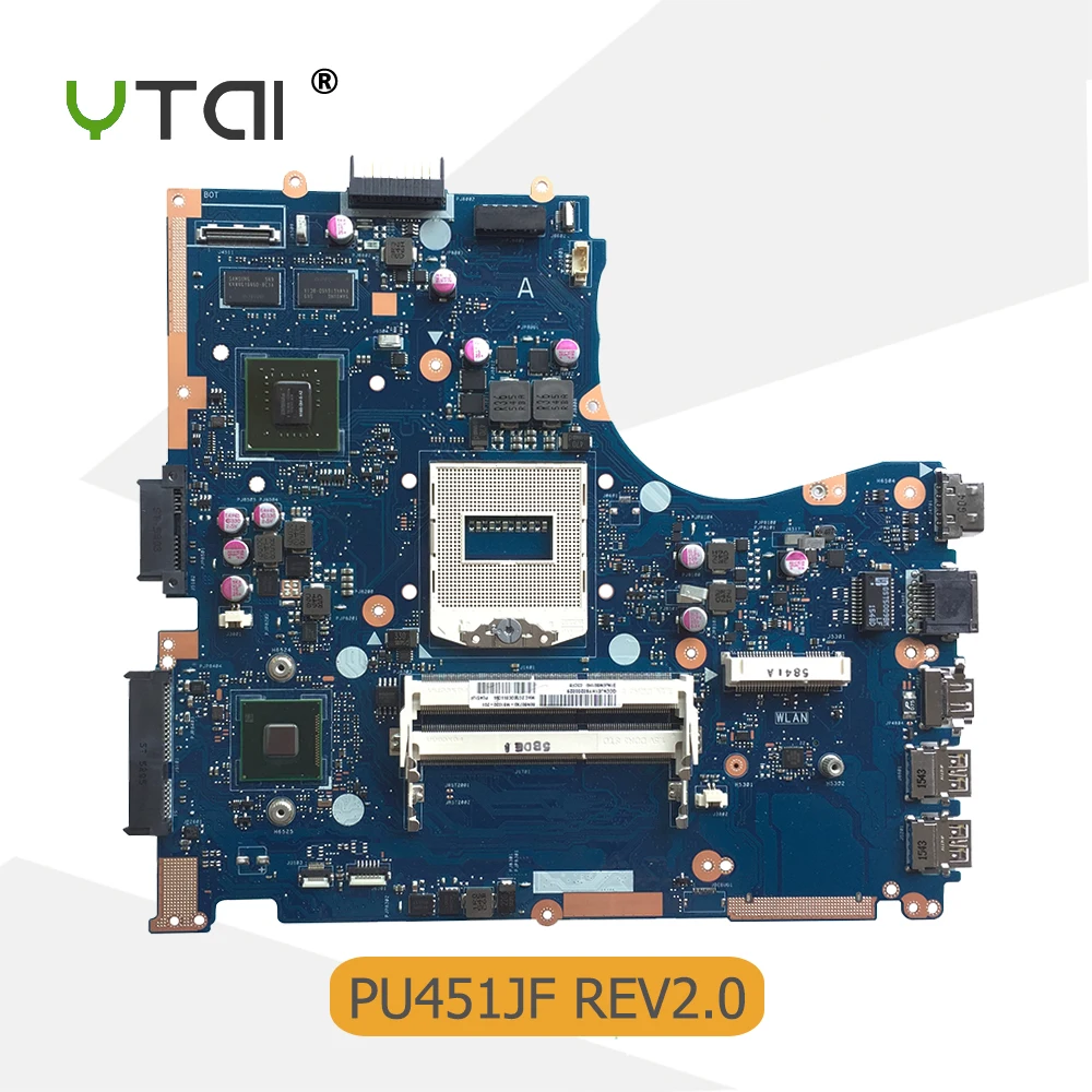 Материнская плата YTAI для ноутбука ASUS PU451JF REV2.0 HM87 разъем 940 DDR3 NVIDIA GeForce 930M