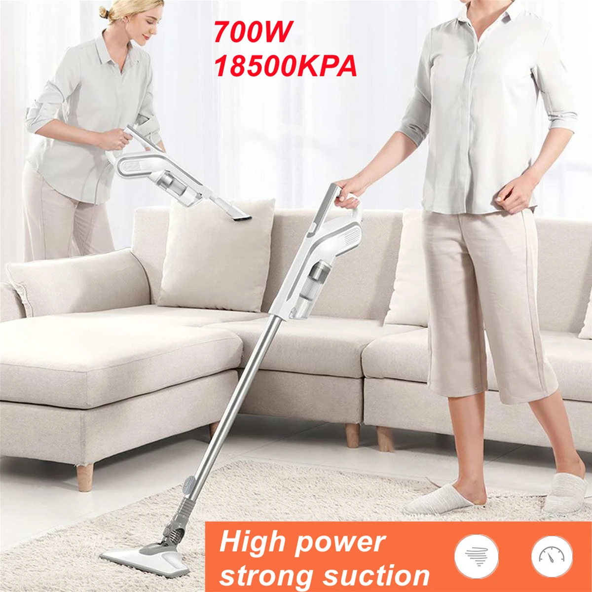 

Wireless Vacuum Cleaner Handheld Vacuum Cleaner 18500pa Cordless Stick Aspirator Carpet Car Dust Collect Sweep mites clean