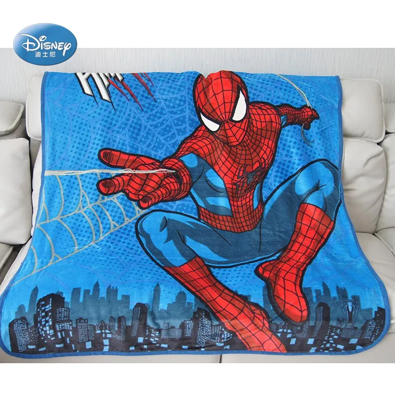 Spiderman 2 Мягкие толстые покрывала из кораллового флиса с изображением Человека-паука Диснея, Супермена 120x150 см для маленьких мальчиков и девочек на кровати/диване/самолете/кроватке - Цвет: Spiderman 2