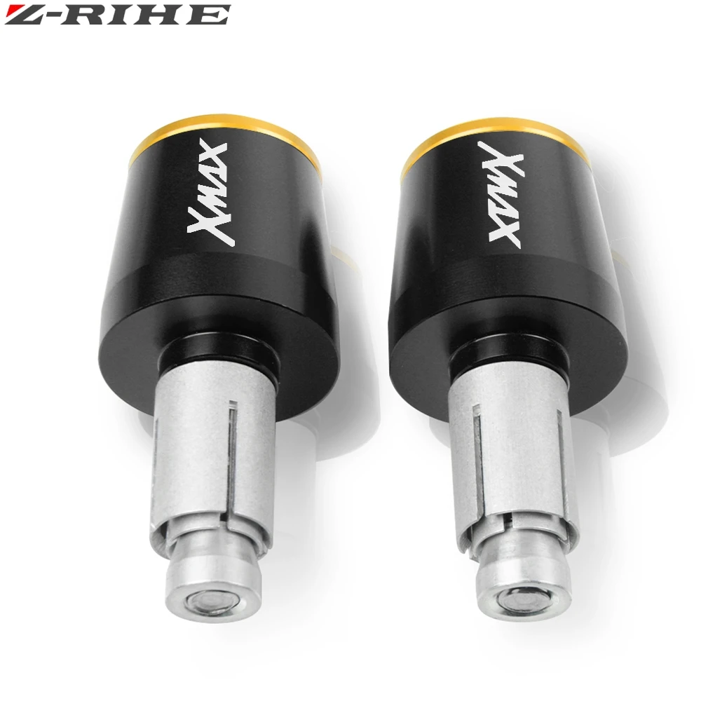 Аксессуары для мотоциклов XMAX 7/" 22 мм рукоятки «Грипсы» Торцевая Крышка для Yamaha xmax 125 250 300 400 X MAX