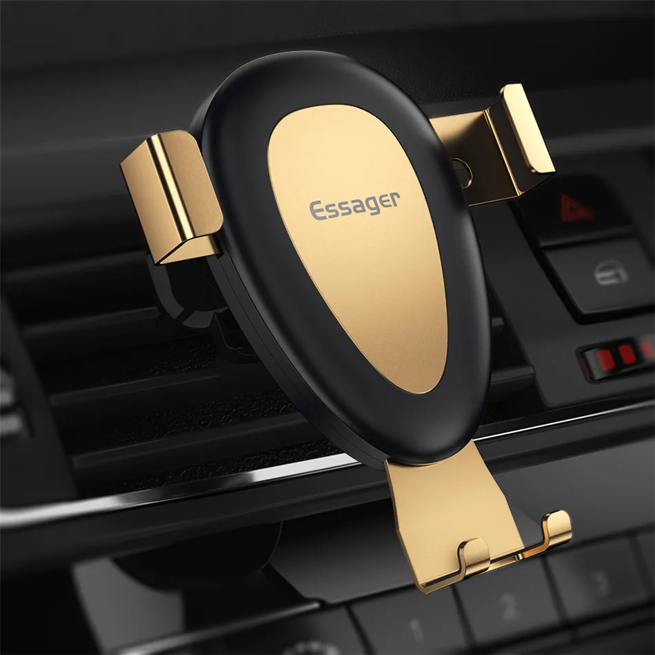 Автомобильный держатель для телефона Essager Gravity для iPhone samsung A50 S10 держатель на вентиляционное отверстие автомобиля держатель для телефона в автомобиле держатель для мобильного телефона Подставка