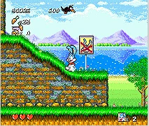 Крошечные Мультяшные Приключения бастеры скрытое сокровище 16 бит MD игровая