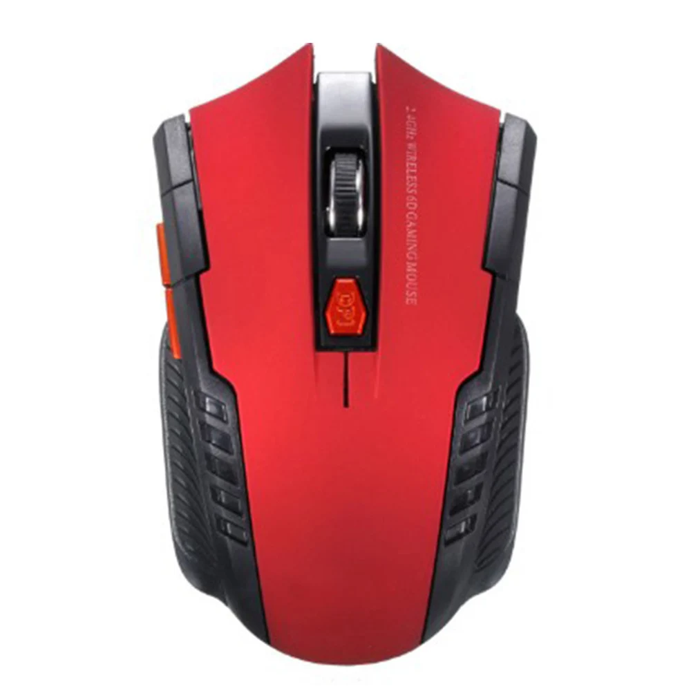 

2.4GHz Wireless Gaming Mouse Mute Button Optical Laptop Mouse with 800/1200/1600 DPI USB Receiver Computer Mice for Notebook