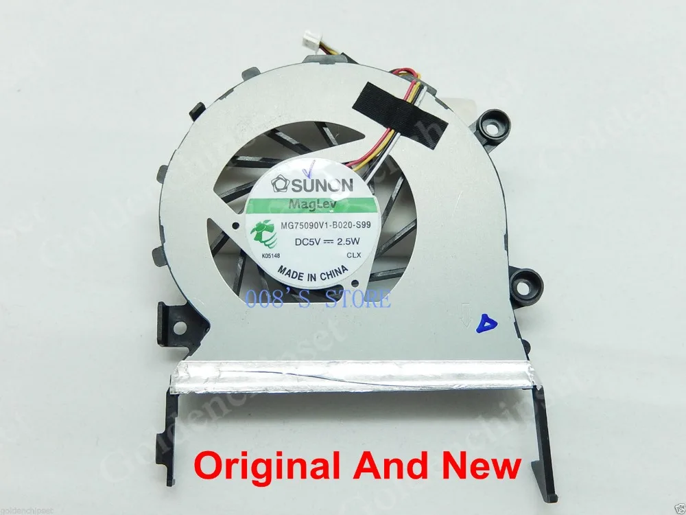 Новый Кулер Для процессора вентилятор радиатора для Acer Aspire 5553 5553G MG75090V1-B020-S99 DC 5V 2 5
