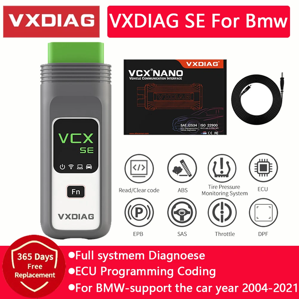 

OBD2 VXDIAG VCX SE For BMW scanner car diagnostic ICOM A2 A3 Next Programming diagnostic tool For BMW mini Coding inpa