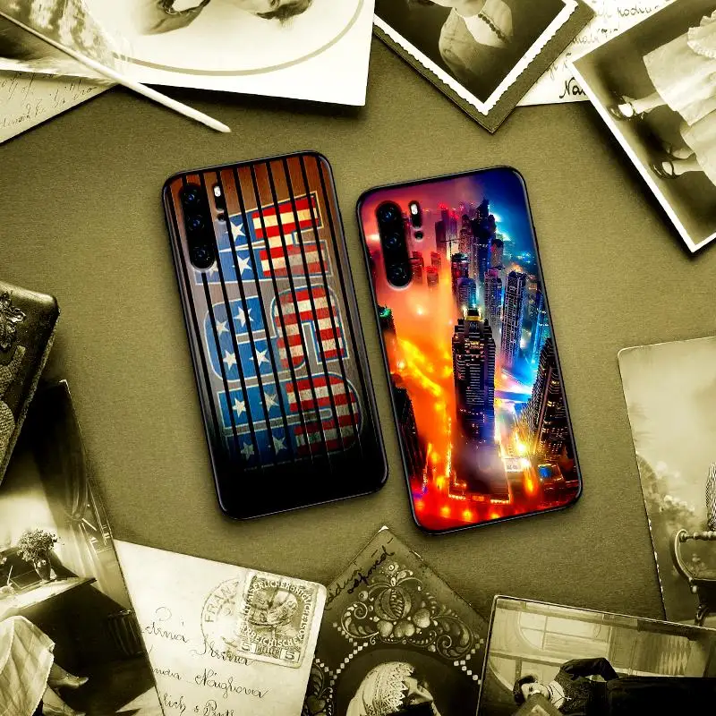 Cases For Huawei P10 P20 2019 P8 P9 Mini P30 LITE for P Smart Z 2018 Pro Music City USA Phone Cover Gift | Мобильные телефоны и