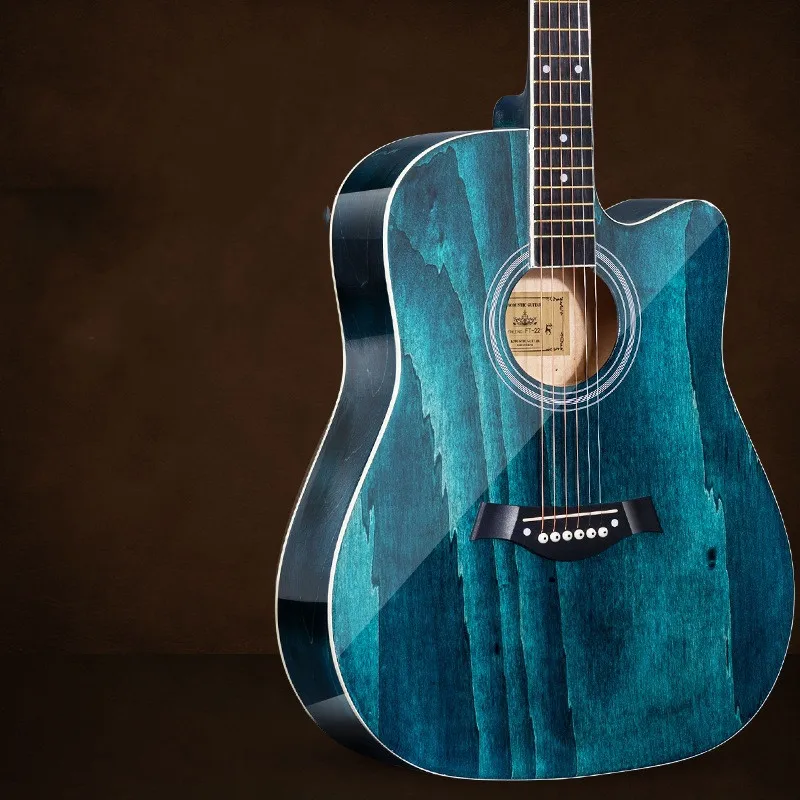 

Folk Sketch 40 Inch Guitar Beginner Student Female and Male Beginner to Practice Acoustic Guitar 41 Inch Instruments