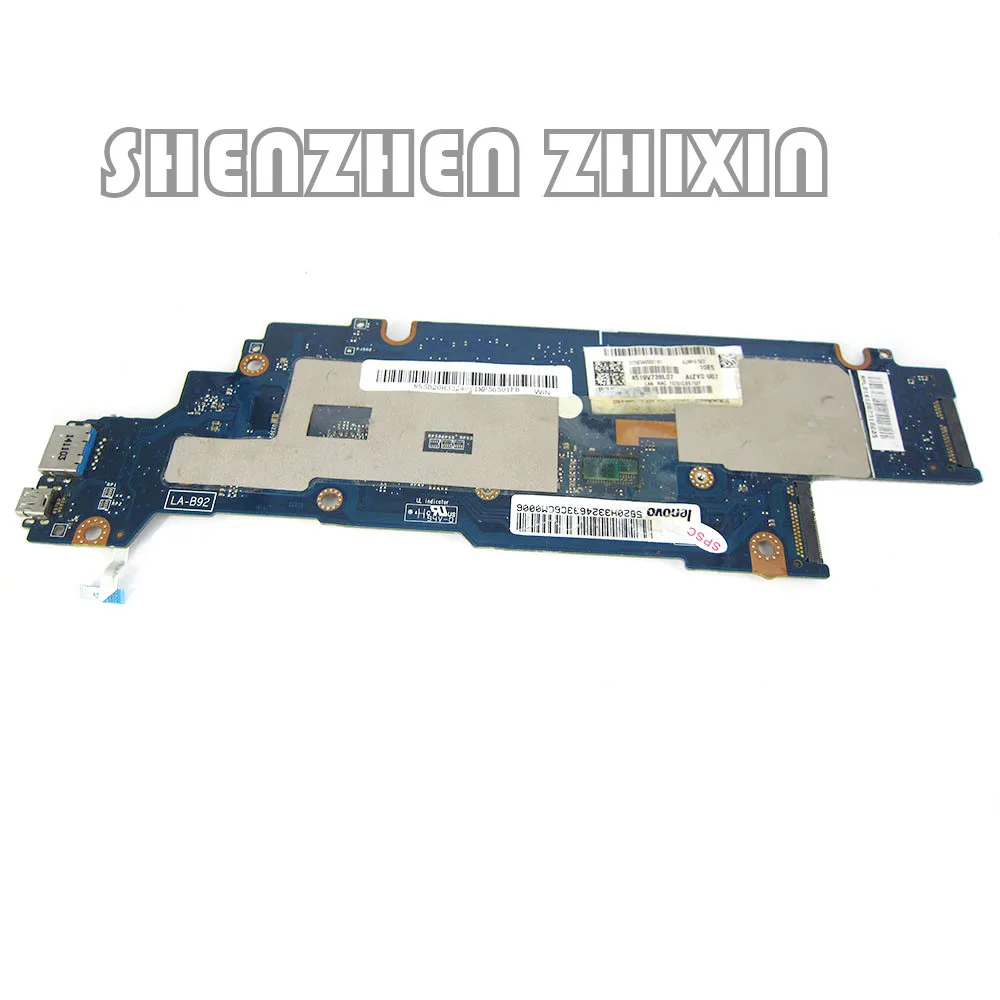 yourui 5b20h33245 for lenovo yoga 3 1170 yoga 3 11 laptop motherboard with sr23c 5y10c cpu 8gb ram aizy0 la b921p 100 tested free global shipping