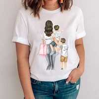 2021 women graphic sweet happy time cartoon mom mama mother family clothes lady tops clothing tees print female tshirt t shirt