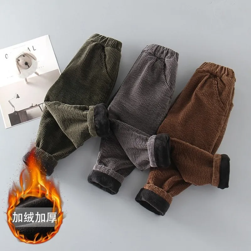 2020 детские штаны шаровары для маленьких мальчиков спортивные зимняя одежда