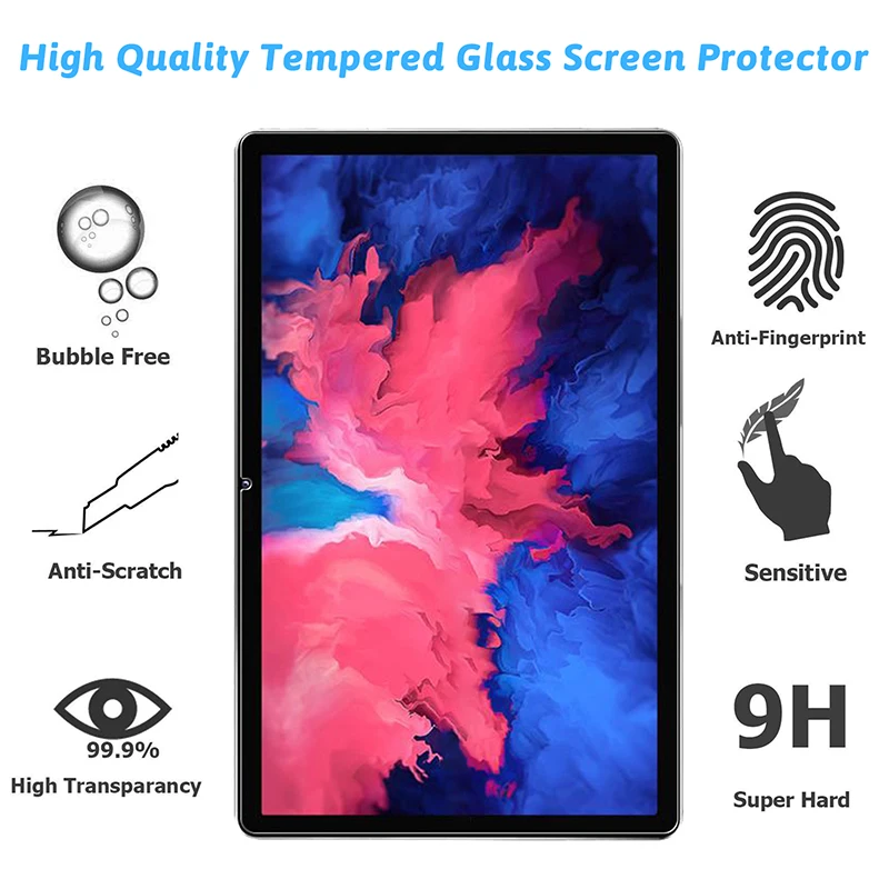 С уровнем твердости 9H закаленное стекло для Lenovo YOGA Tab 11 0 ''TB-J606F Защитная