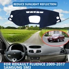 Внутренняя крышка приборной панели автомобиля, накидка для Renault Fluence 2009-2017, Samsung SM3, накидка для защиты от солнца, накладка, коврик для приборной панели