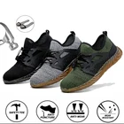 Защитная обувь, женская защитная обувь, Мужская Рабочая обувь, мужские рабочие ботинки, Рабочая защитная обувь для мужчин, Размеры 35-48, бесплатная доставка