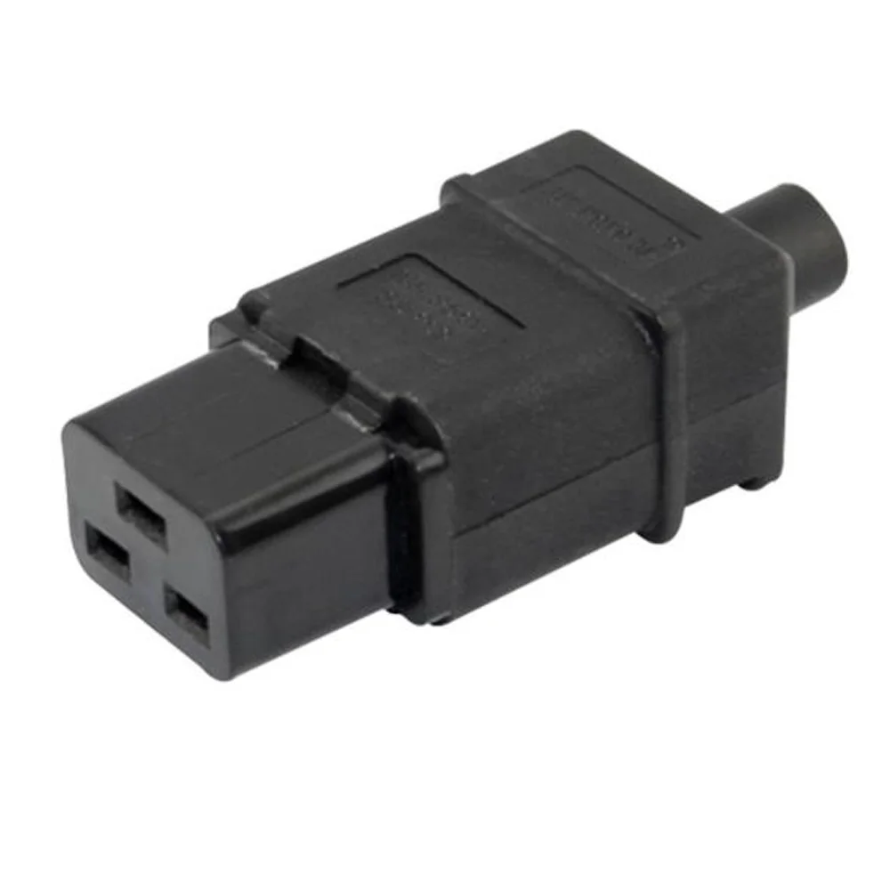 Универсальный адаптер питания черный 16 А 250 В медь IEC320-C19/C20 PDU штепсельная розетка