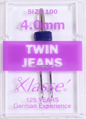 KLASSE швейная машина двойные иглы Twin S Шариковая 2 0 3 мм растягивающаяся 5 4 джинсы
