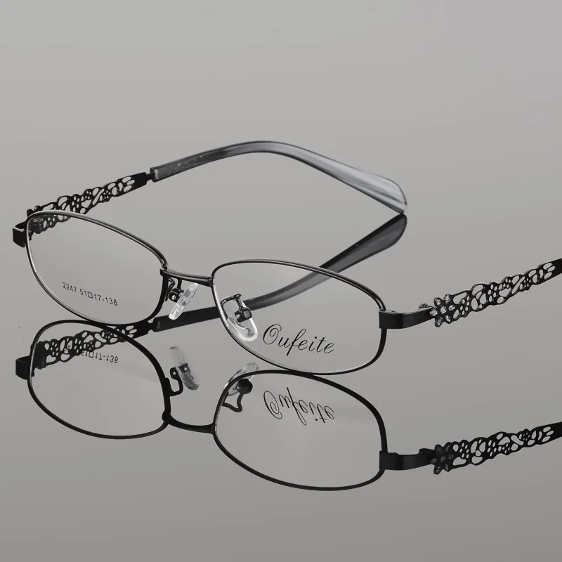 Новые женские полный рамка оправы для очков Линзы половинчатая оправа