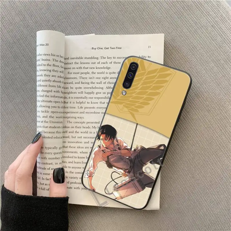 

Anime Japanese attack on Titan Phone Case For Samsung A20 A30 30s A40 A7 2018 J2 J7 prime J4 Plus S5 Note 9 10 Plus