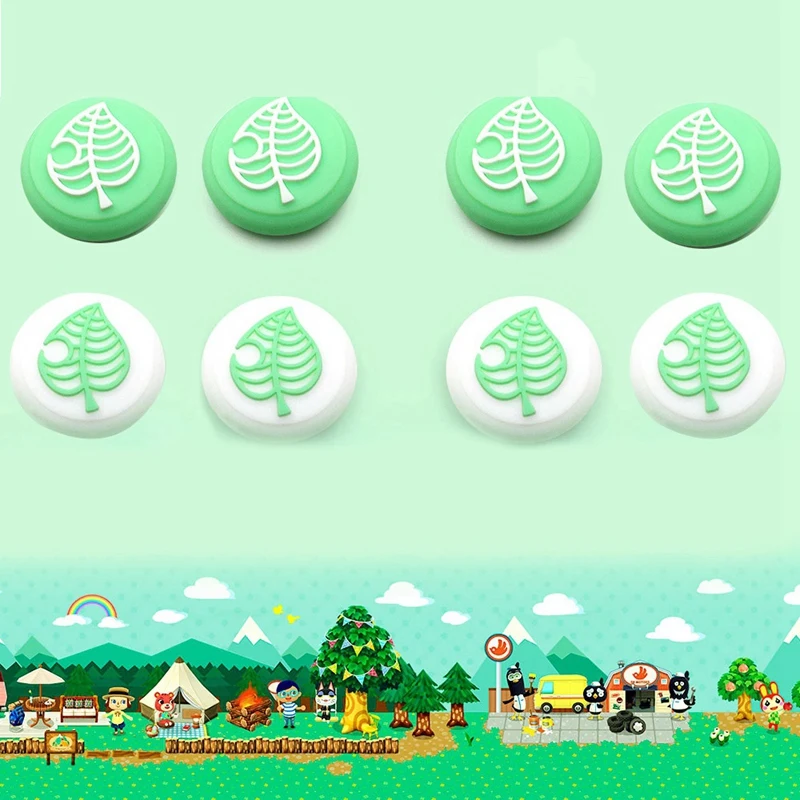 8 упаковок ручки для большого пальца силиконовый чехол контроллера Nintendo Switch Joy