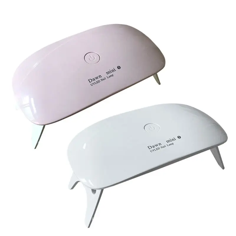 

6W Mini Size Mouse UV Dryer Nail Lamp Portable USB UV LED Nail Dryer Light 45S 60S Timer Setting UV Resin Curing Lamp