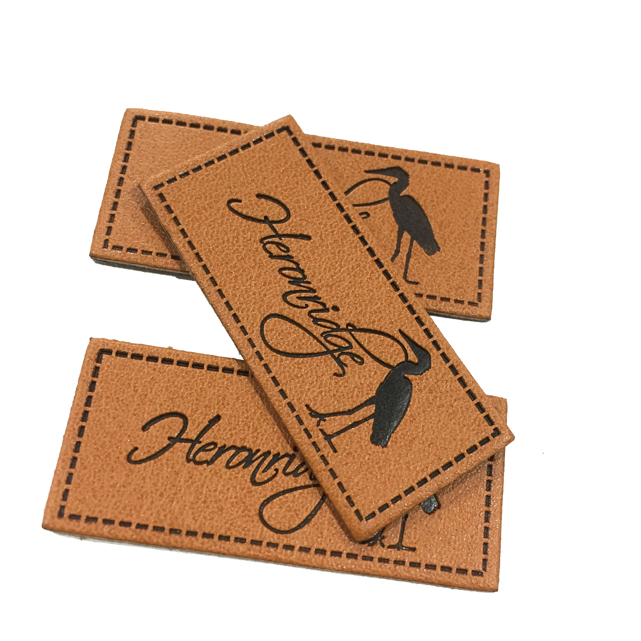 

Very Cheaper Custom Engraved Debossed Logo Clothing Leather Label Patch For Jeans