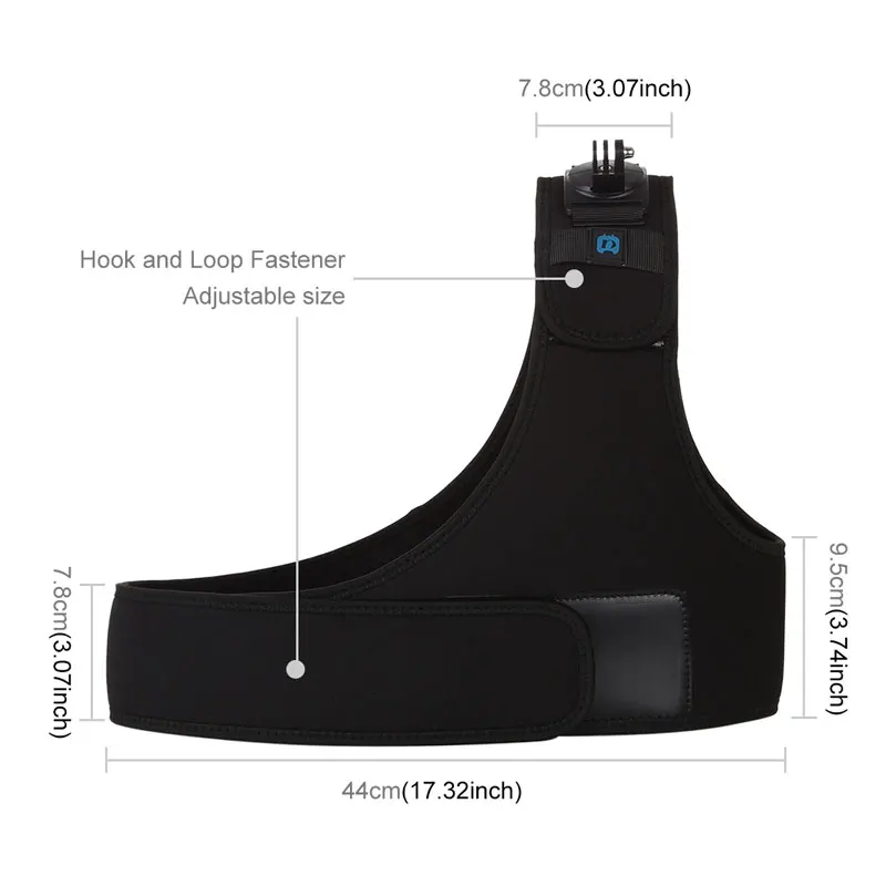 Камера с одним плечевым ремнем и регулируемым планшетом для GoPro Hero 8/7/6/5 OSMO Action Xiaoyi