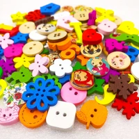 30gbag diy sewing buttons scrapbooking for children frock randon button of color shape dyeing sweet buttons for clothing