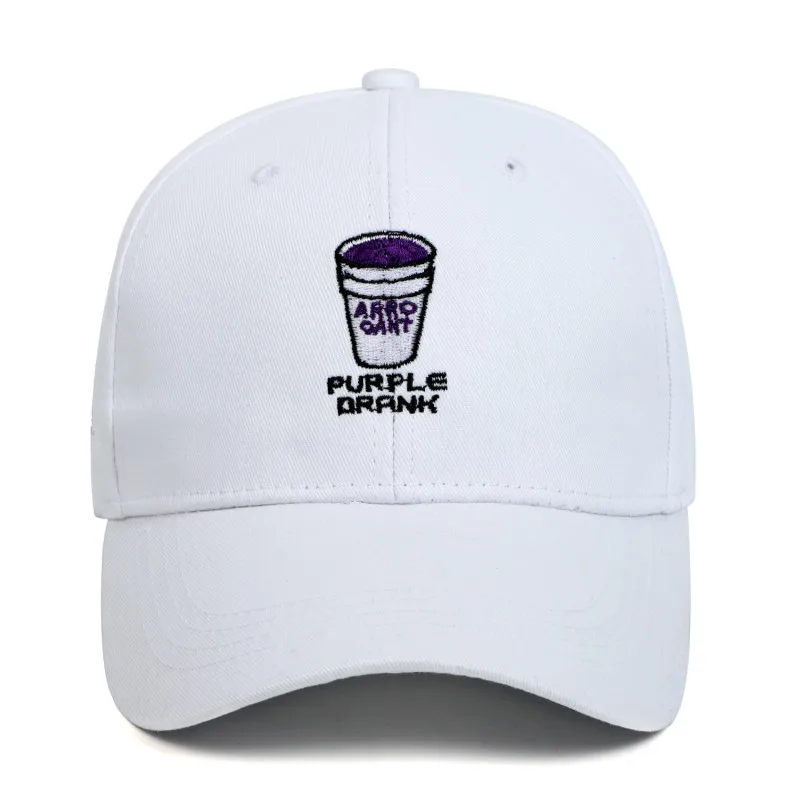 Женская хлопковая Кепка с вышивкой фиолетовая для папы Snapback хип хоп мужская