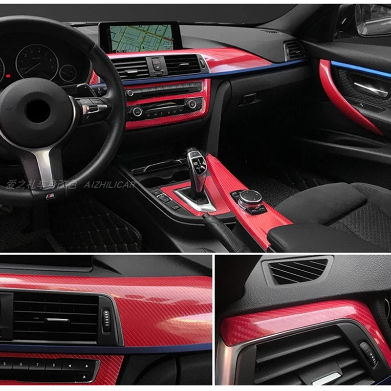 Подсветка 5D цветная пленка из углеродного волокна гладкая 6d Автомобильная