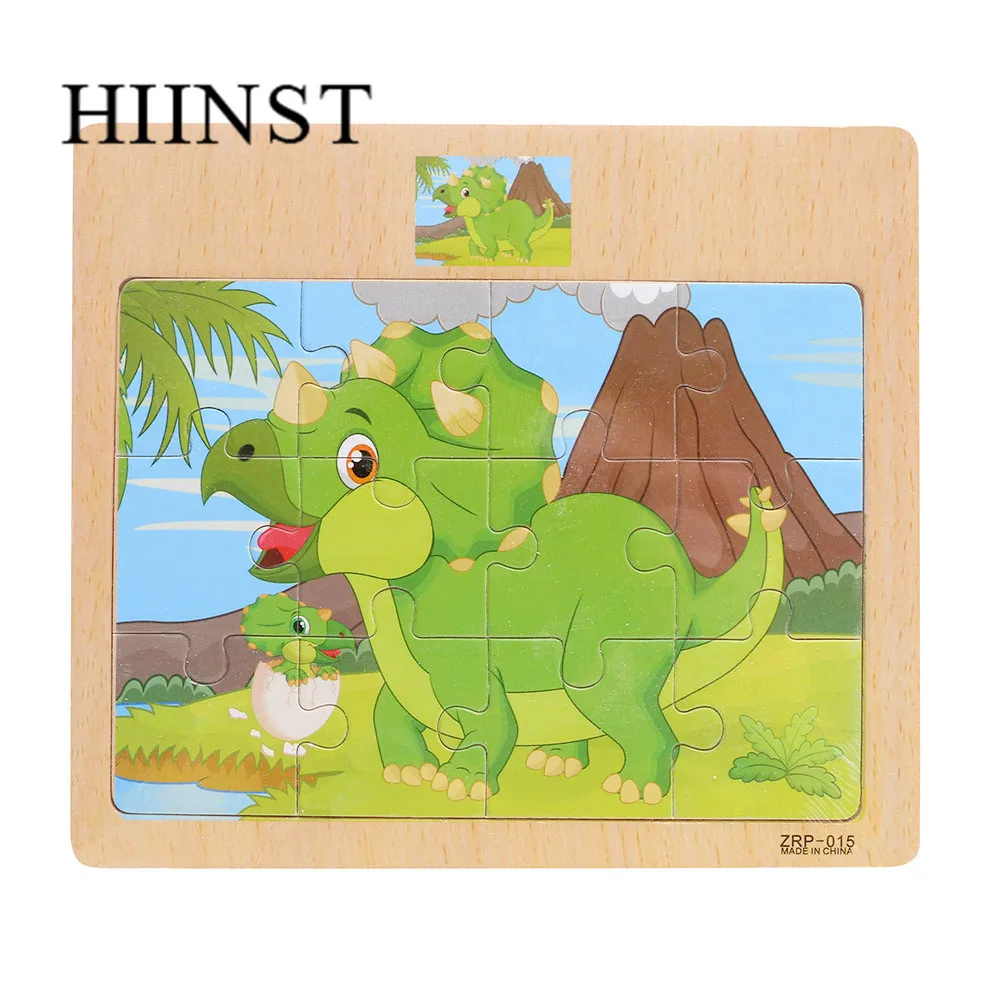 HIINST обучающие игрушки для детей деревянные Мультяшные животные транспортировка