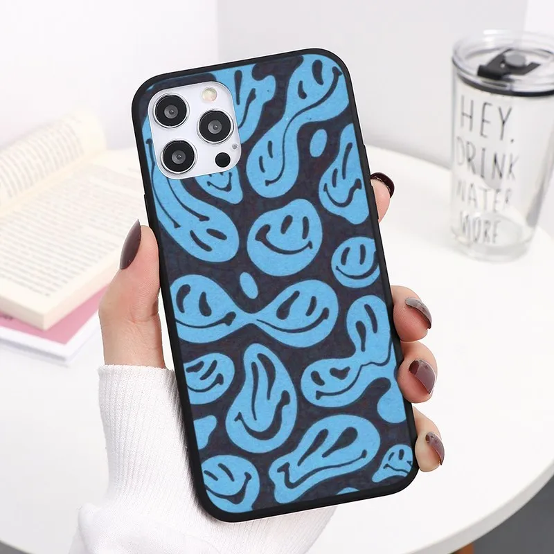 Чехол для телефона с забавным улыбающимся лицом iPhone SE2020 SE3 2022 7 8 11 12 Pro Max 6 6S Plus 5 5S SE X