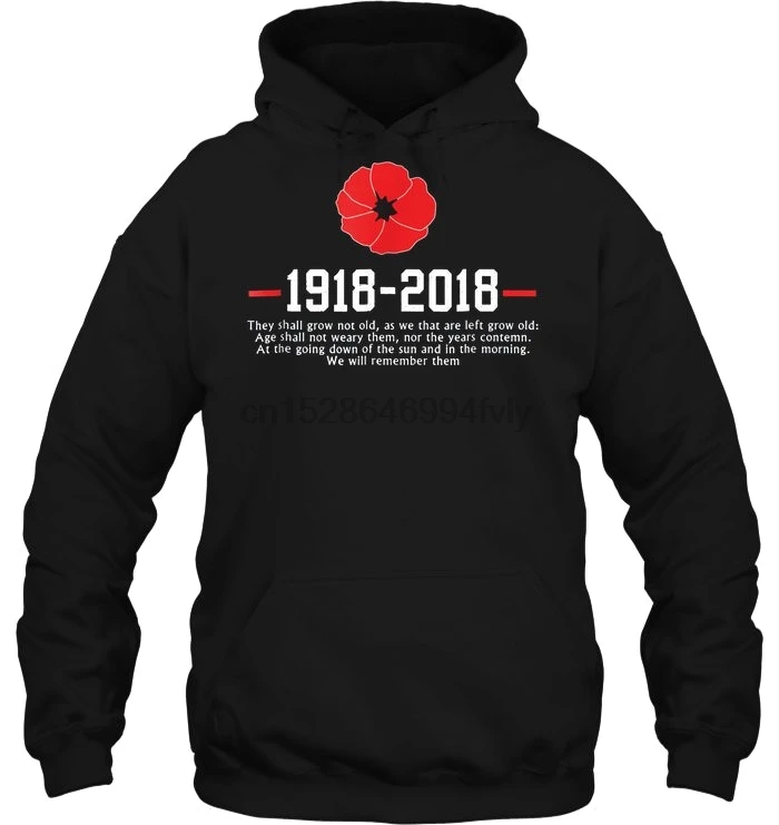 Для мужчин Толстовка 1918-2018 будут расти не старый Первой мировой войны столетия
