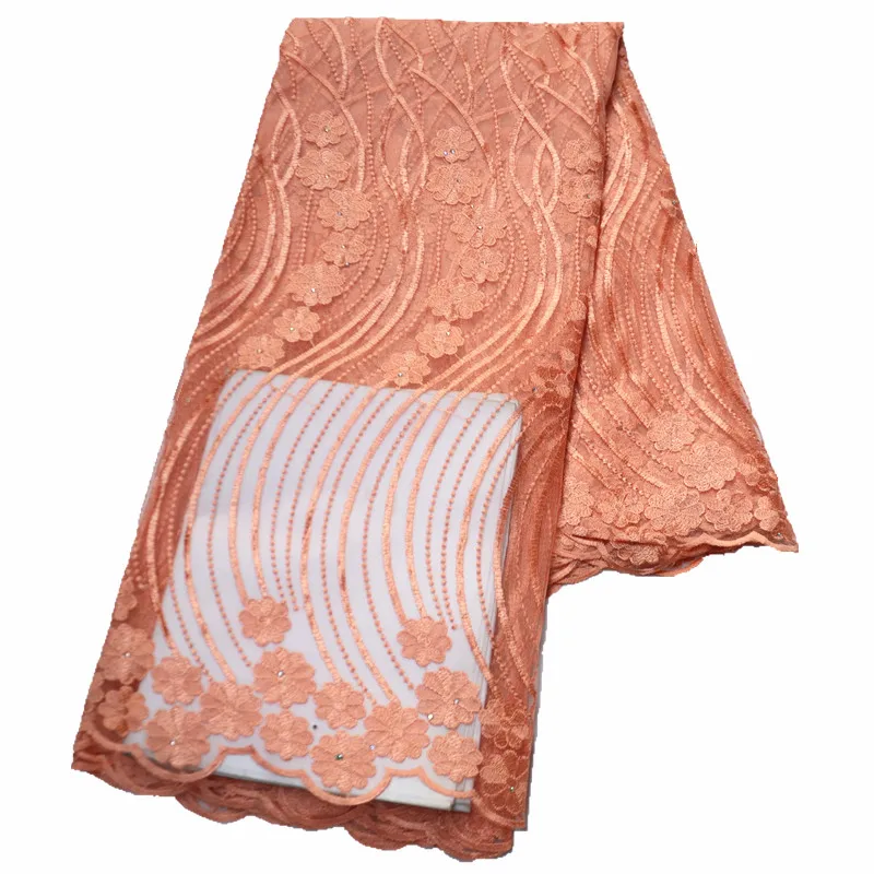 

new green african lace 2021 high quality lace fabric with stones french net nigerian lace fabric african fabric