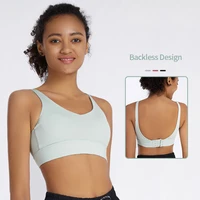 solid womens bra fitness gym sports bra comfortable breathable underwear yoga bra running jogging sports tops for girls