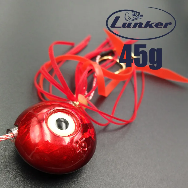 Резиновая приманка Lunker tai kabura 45 г 5 шт. металлическая Мормышка madai red snapper японские