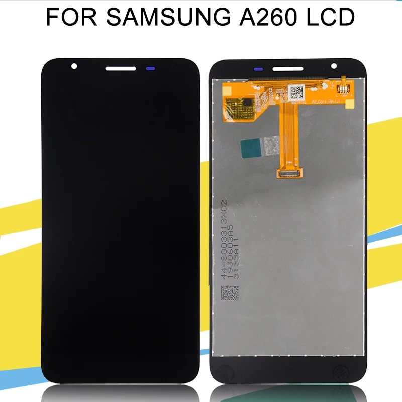 HH 5,0 дюймовый A260 Дисплей для samsung A2 Core Lcd дисплей кодирующий преобразователь сенсорного экрана в сборе SM-A260F A260F экран