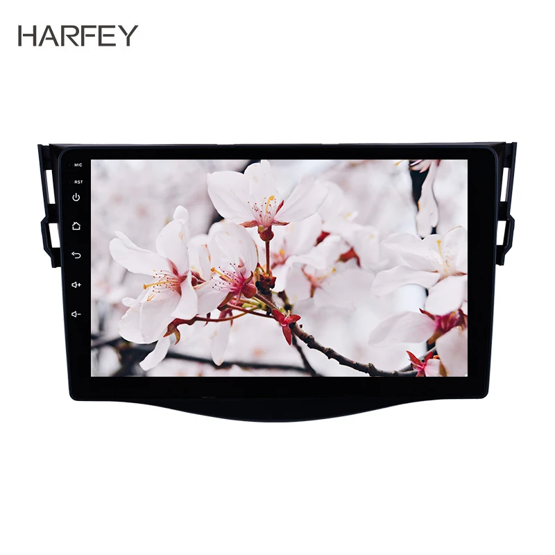 Harfey Android 8 1 радио для 2007 2013 Toyota RAV4 9 &quotHD сенсорный экран GPS навигация рулевое колесо