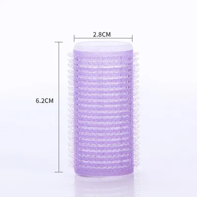 3PCS 2.8x6.2cm Бигуди для волос, профессиональные бигуди для парикмахерских, для самостоятельной сборки, многофункциональный салонный инструмент, большие бигуди для волос, самоудерживающиеся - Цвет: 3PCS 2.8x6.2cm