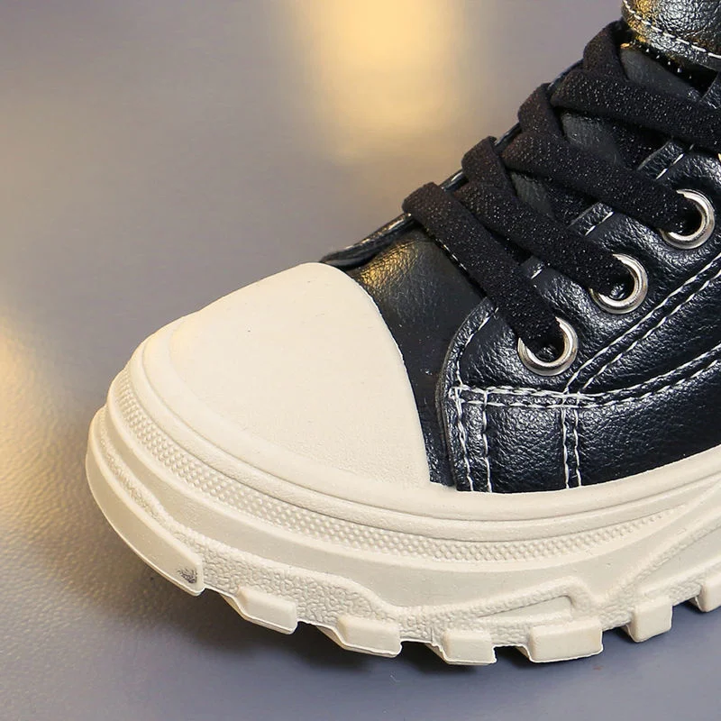 

[plush Warmth]2020 New Korean Autumn And Winter Children's Shoes Girl's Martin Boots Sports Shoes Boy's Snow Boots