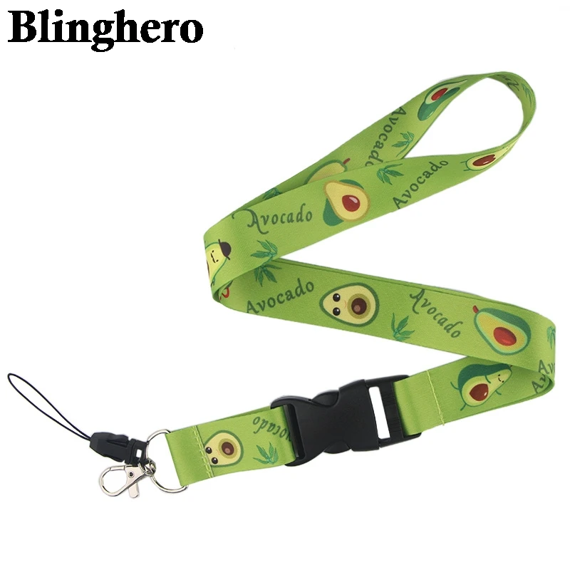 CA95 авокадо фруктовые ремешки для брелка ID карты пропуска мобильного телефона USB