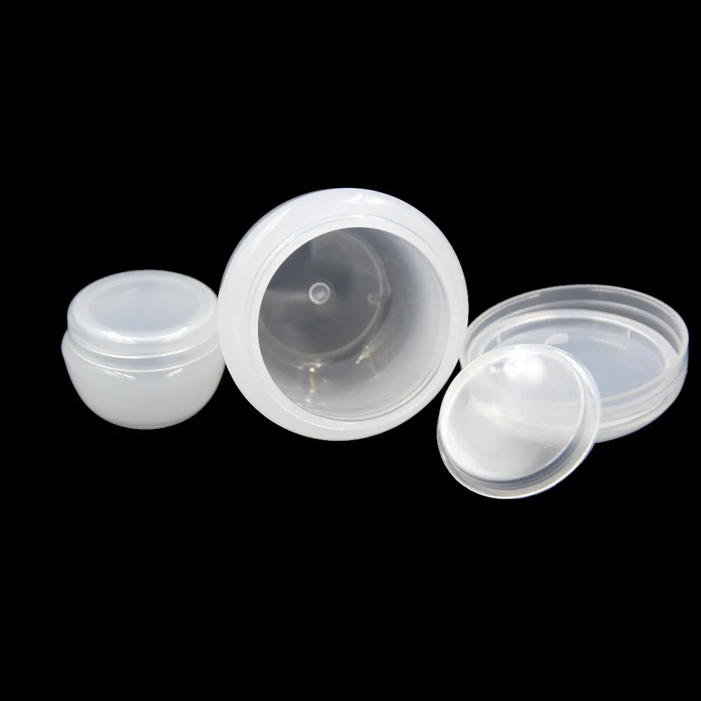 Банки пластиковые прозрачные для косметических кремов 5/10/20/30/50 г 50 шт.|box music|packaging