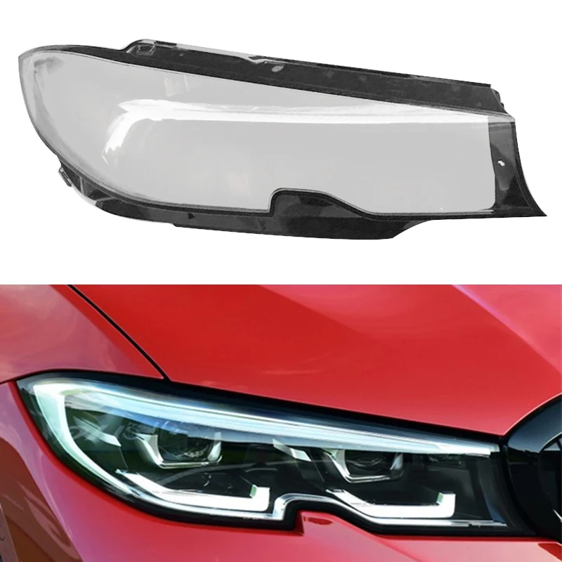 

Car Front Headlight Head Light Lamp Lens Shell Cover Replacement for-BMW 3 Series 325I 330I 325Li 2019 2020