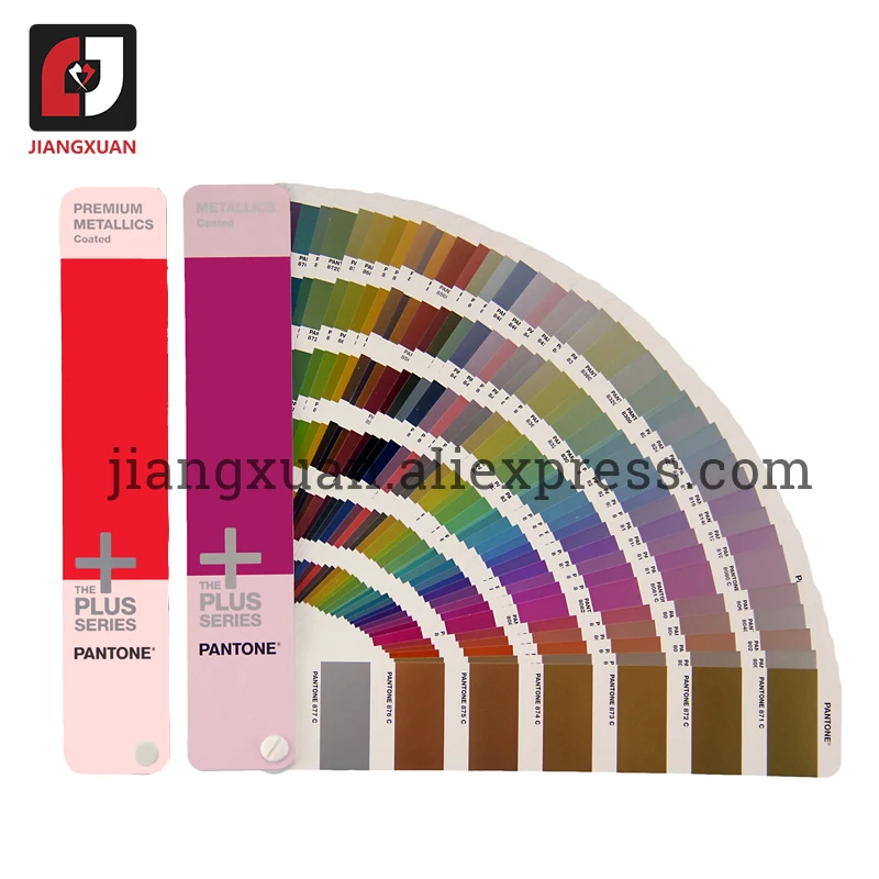 

Pantone Color Chart GP1507 Premium Metallics Coated and metallics Coated Color Fan Deck Color Guide 601 Colors