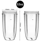 2 шт. 32 унции запасные части кружка чашка для Nutri Bullet 600 ВтPro 900 Вт высокоскоростной блендер соковыжималка миксер аксессуар 32 унции