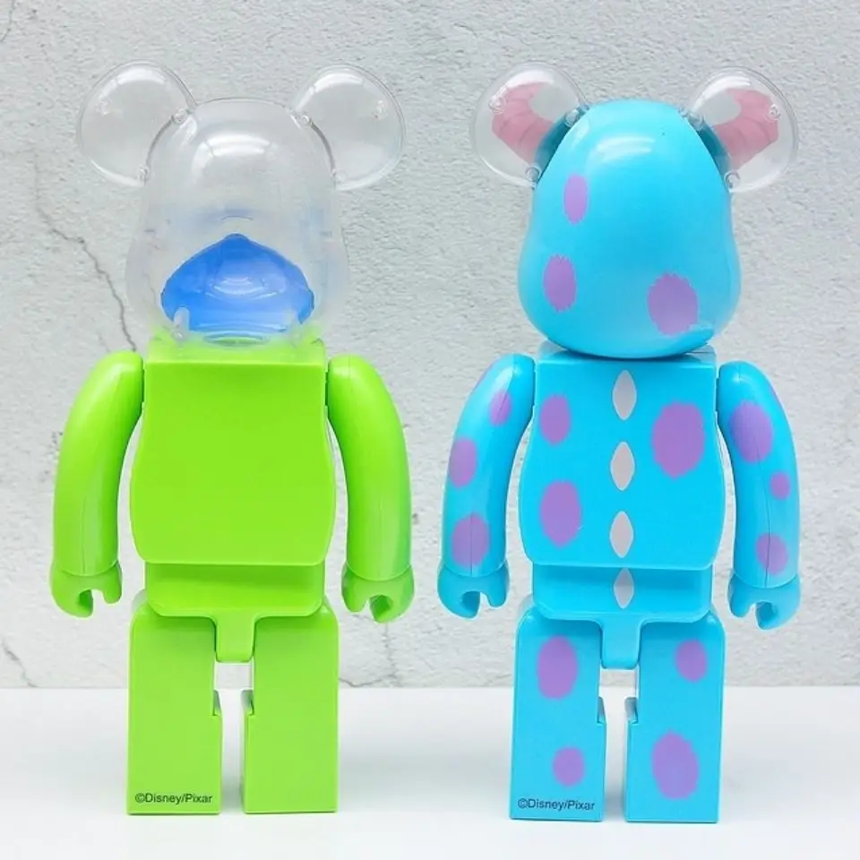 Bearbrick Figure Toys Cos Model Doll Anime Games Characters Sullivan Mike Kawaii Statue Pop Toy Statue Decoration Christmas Gift images - 6