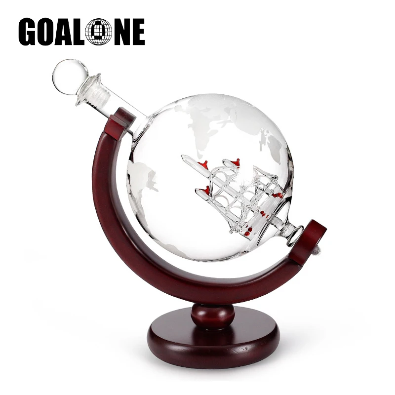 Графин для виски Globe 850 мл ликер графин подарочный набор с 2 очками диспенсер