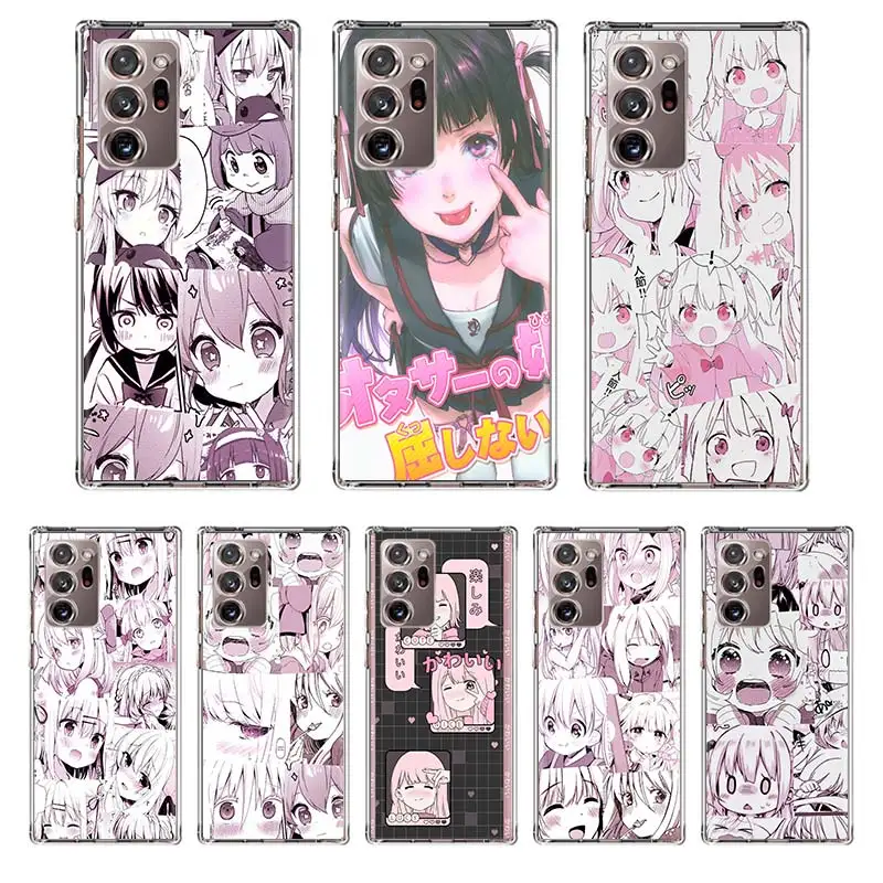 

Cute Kawaii Japanese Girls Case Coque For Samsung Galaxy Note 20 Ultra Note 10 Plus 8 9 F52 F62 M31S M30S M51 M11 Cover Funda